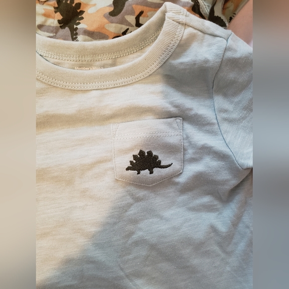 Boy's Dinosaur Shirt 2 Pack Playwear Set - Picture 2 of 9